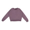 Spaghetti Boulder Font Crew Neck felpa donna