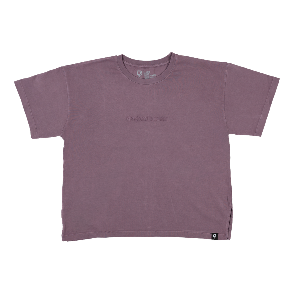 Spaghetti Boulder Font SS t-shirt donna