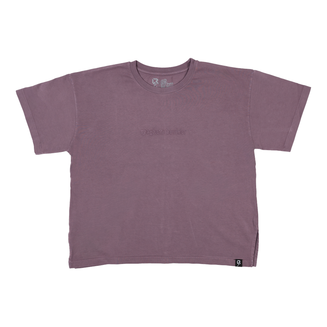 Spaghetti Boulder Font SS t-shirt donna