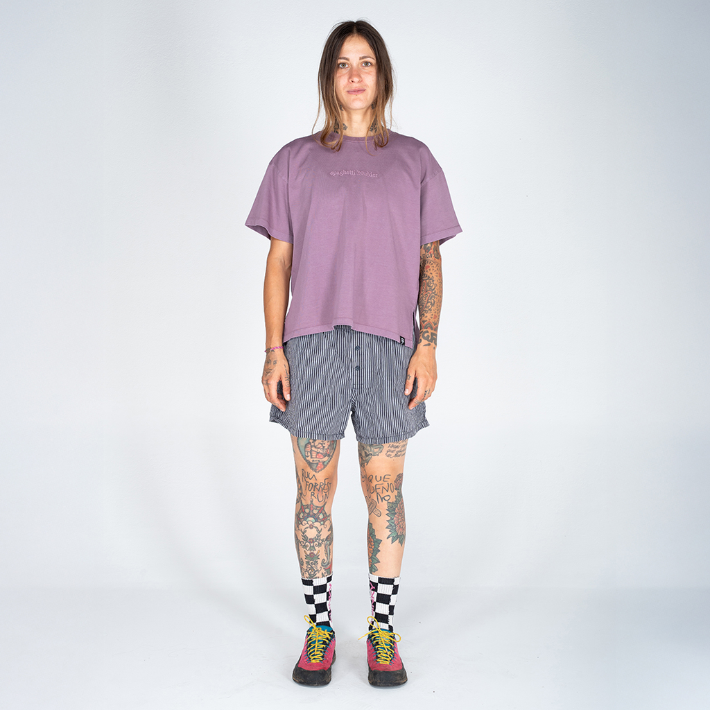 Spaghetti Boulder Font SS t-shirt donna